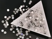 Margele cristal rotund fatetat 4mm mix alb (250buc)