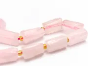 Sirag scurt cuart roz tub 13~11x6~7mm