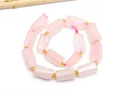 Sirag scurt cuart roz tub 13~11x6~7mm