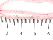 Sirag cuart roz rondele microfatetate 3x2mm