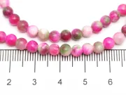 Sirag jad 4mm roz intens verde