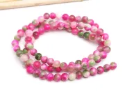 Sirag jad 4mm roz intens verde