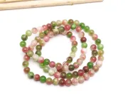 Sirag jad 4mm roz magenta verde