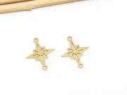 Link otel inoxidabil 304 auriu stea 18x14.5x1mm