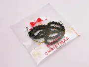 Pungi celofan autoadezive de craciun 13x10cm (10buc)