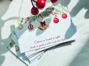 Cartonas craciun globuri 8.6x5.3cm (30buc)