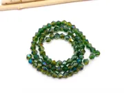 Margele cristal biconic 4mm verde brad AB (sirag)