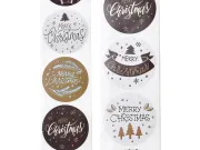 Rola etichete adezive de craciun