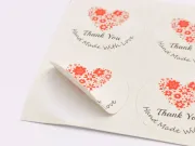 Etichete adezive rotunde handmade