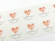 Etichete adezive rotunde handmade