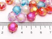 Margele acrilice rotunde 10mm mix (20buc)