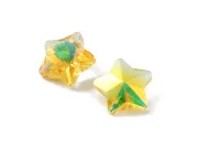 Pandantiv sticla stea 13mm auriu AB