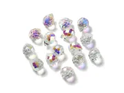 Briolete de cristal 11x8mm transparent AB