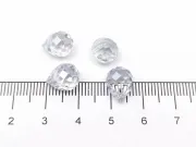 Briolete de cristal 11x8mm albastru denim