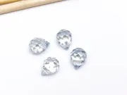 Briolete de cristal 11x8mm albastru denim