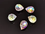 Briolete de cristal 11x8mm transparent AB