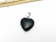 Pandantiv obsidian inima 20x29mm