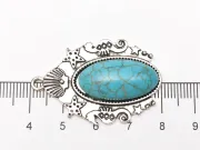 Pandantiv turcoaz 39x27mm