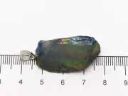 Pandantiv cuart electroplacat nugget 32x18x12mm