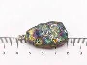 Pandantiv cuart electroplacat nugget 33x20x11mm