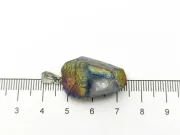 Pandantiv cuart electroplacat nugget 26x18x15mm