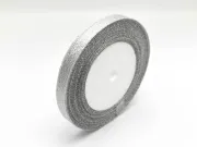 Panglica organza argintiu latime 10mm (22m)