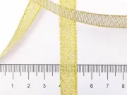 Panglica organza auriu latime 10mm (22m)