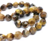 Sirag scurt Ochi de tigru fatetat 6x5mm