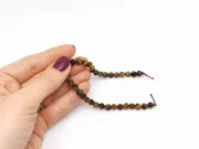 Sirag scurt Ochi de tigru fatetat 6x5mm