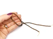 Sirag ochi de tigru rondel microfatetat 3x2mm