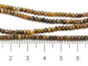Sirag ochi de tigru rondel microfatetat 3x2mm