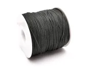 Rola snur nylon pentru bratari grosime 1mm negru (90m)