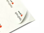 Sticker handmade alb