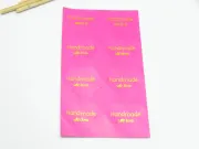 Etichete adezive handmade fucsia