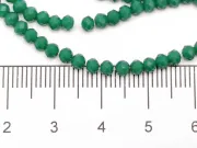 Margele cristal rondel 3x2mm verde opal (sirag)