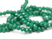 Margele cristal rondel 3x2mm verde opal (sirag)