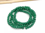 Margele cristal rondel 3x2mm verde opal (sirag)