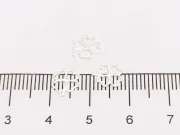 Link trifoi 8x7x0.5mm argint 925 (1buc)