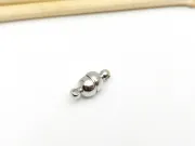 Inchizatoare magnetica 11x5mm argintiu inchis