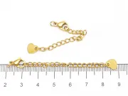 Inchizatoare carabina otel inoxidabil auriu cu prelungitor