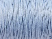 Rola ata bumbac cerata grosime 1mm albastru pal (80m)