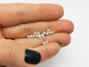 Biluta cu striatii Argint 925 - 3x2.5mm (1buc)