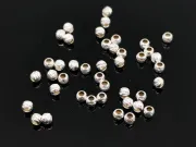 Biluta Argint 925 cu striatii diamond cut  - 2.5x2mm (1buc)