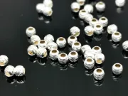 Biluta Argint 925 cu striatii diamond cut  - 2.5x2mm (1buc)