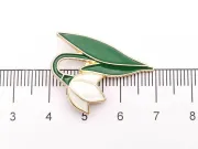 Brosa ghiocel 28x20x6mm