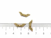 Margele metalice aripi 15x5mm bronz