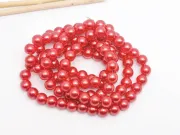 Perle de sticla 8mm grenadina (sirag)