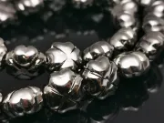 Sirag hematit trifoi 11x11x7mm argintiu inchis
