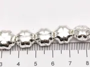 Sirag hematit trifoi 11x11x7mm argintiu