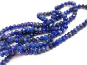 Sirag lapis lazuli rondele microfatetate 2.5x2mm